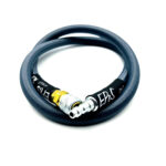 EPeS HPA S a F Braided Hose, 80cm, QD Foster - Steel Gray