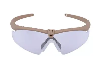 Okulary Tactical - Tan/ Przeźroczyste - obrazek 2