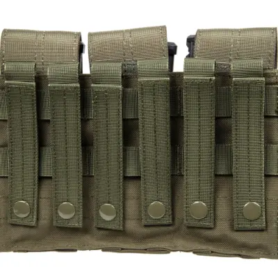 Alternative view of Potrójna ładownica na magazynki typu M4/M16 Specna Arms z klapą Oliwkowa