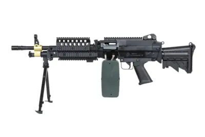 Karabin maszynowy ASG A&K Cybergun MK46 Czarny - obrazek 4