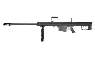 Replika karabinu Barrett® M107-S z dwójnogiem - Czarna - obrazek 4