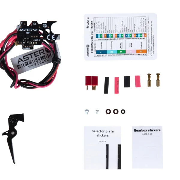 asgbox.pl - Zestaw kontrolera GATE ASTER V2 SE Lite Module [Rear Wired] Basic (GelBlaster ready)