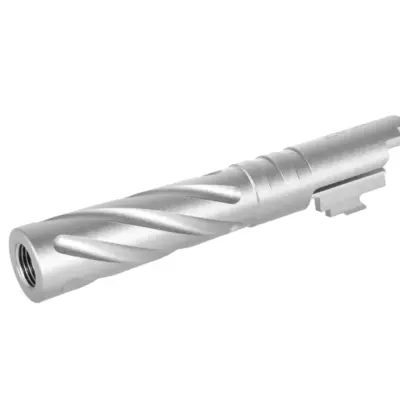 Aluminiowa lufa zewnętrzna LA Capa Customs TORNADO do replik TM Hi-Capa 4.3 Srebrna LAC-12-040967-00 asgbox.pl Aluminiowa lufa zewnętrzna LA Capa Customs TORNADO do replik TM Hi-Capa 4.3 Srebrna LAC-12-040967-00 asgbox.pl