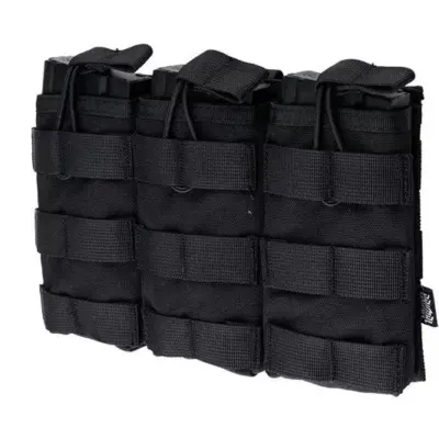 Potrójna ładownica Open I na magazynki AK/M4/G36 - czarna OD-G-PRI-19-017402-00 asgbox.pl