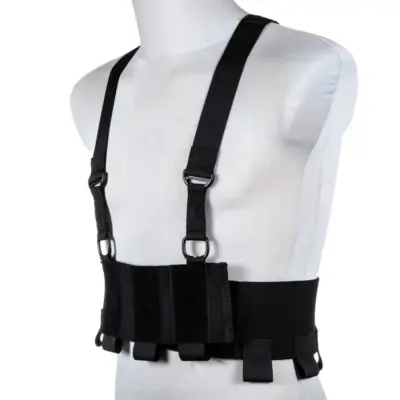 Alternative view of Kamizelka Low-Vis typu Chest Rig - Czarna