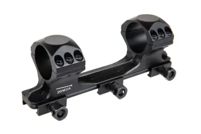 Jednoczęściowy wysoki montaż 30mm Vector Optics na szynę Picatinny X-ACCU 20 MOA - obrazek 2