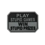 asgbox.pl - Naszywka PVC -  Play Stupid