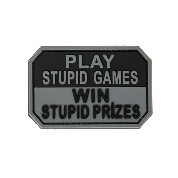 asgbox.pl - Naszywka PVC -  Play Stupid