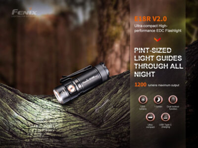 LED Flashlight Fenix E18R V2.0 - obrazek 2