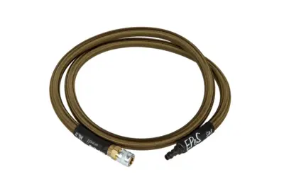 Wąż HPA S&F Mk.III z oplotem 115 cm - Oliwkowy - obrazek 2