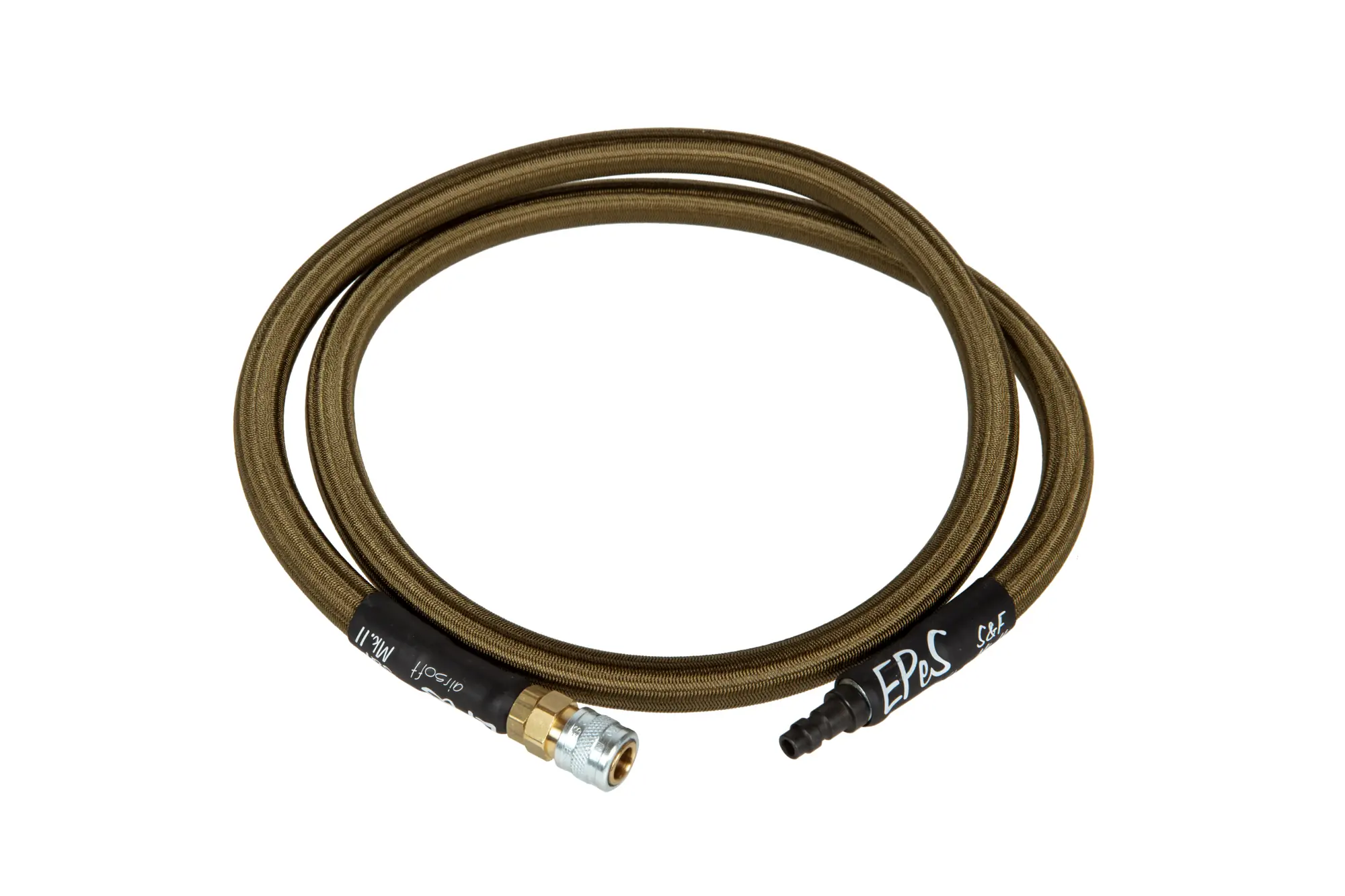 Wąż HPA S&F Mk.III z oplotem 115 cm - Oliwkowy EPE-12-036635-00 asgbox.pl Wąż HPA S&F Mk.III z oplotem 115 cm - Oliwkowy - obrazek 3