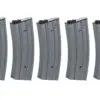 Zestaw 5 sztuk metalowych magazynków mid-cap 120 kulek Specna Arms Szary OD-G-SPE-05-046354-00 asgbox.pl