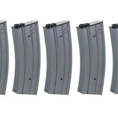 Alternative view of Zestaw 5 sztuk metalowych magazynków mid-cap 120 kulek Specna Arms Szary