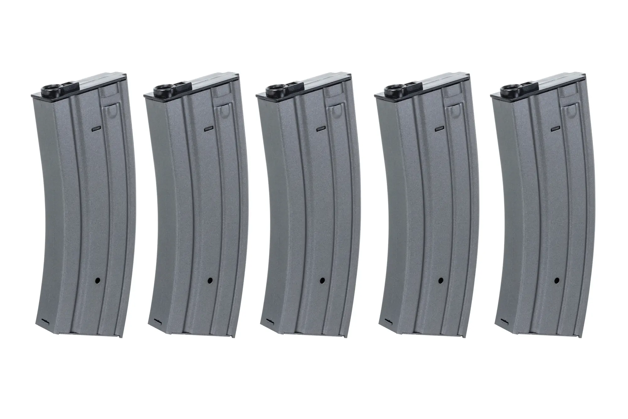 Zestaw 5 sztuk metalowych magazynków mid-cap 120 kulek Specna Arms Szary OD-G-SPE-05-046354-00 asgbox.pl Zestaw 5 sztuk metalowych magazynków mid-cap 120 kulek Specna Arms Szary - obrazek 2