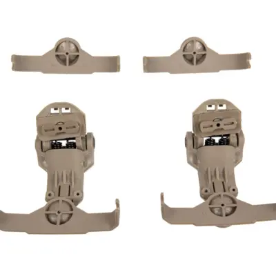 asgbox.pl - Adapter słuchawek typu MSA Sordin na szyny typu Team Wendy (Typ AMP) - Dark Earth