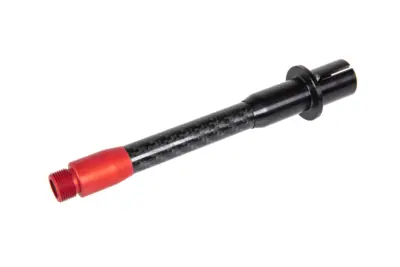 Lufa zewnętrzna do M4/M16 Mancraft Hybrid CNC -Carbon 6" Czerwony - obrazek 2