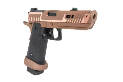 Pistolet ASG SRC Sahara Viper DUAL POWER z walizką transportową i magazynkiem green gas Flat Dark Earth - obrazek 2