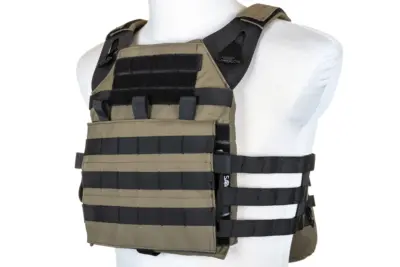 Kamizelka taktyczna Specna Arms Tactical typu Plate Carrier z panelem szturmowym Ranger Green - obrazek 4