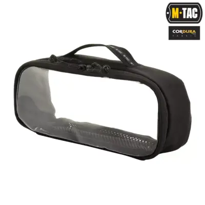 asgbox.pl - Organizer Ergonomiczny Przezroczysty Elite Medium - Czarny