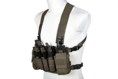 Taktyczny Chest Rig typu D3CRX - Ranger Green - obrazek 3
