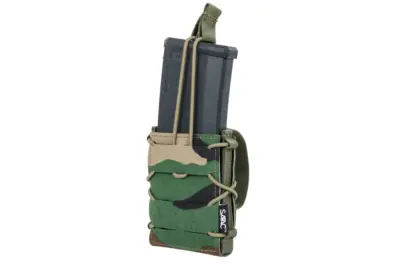 Pojedyncza ładownica typu Open Specna Arms Tactical na magazynki karabinowe Woodland - obrazek 2