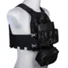 Kamizelka taktyczna typu FCS wraz z panelem typu MK Chest Rig - MC Black OD-G-EME-18-037904-00 asgbox.pl