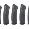 asgbox.pl - Zestaw 5 magazynków Mid-Cap 130/30 kulek Arcturus EMM AK MOD1 Variable-Cap Windowed do replik AK Czarny