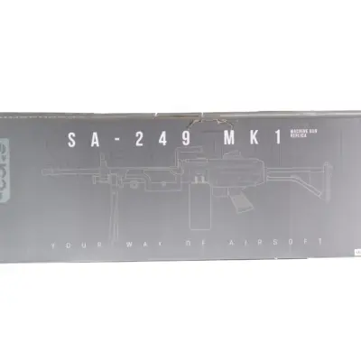 Replika karabinu maszynowego SA-249 MK1 EDGE™ - Czarny (OUTLET) OUT-72-036939-00 asgbox.pl Replika karabinu maszynowego SA-249 MK1 EDGE™ - Czarny (OUTLET) OUT-72-036939-00 asgbox.pl