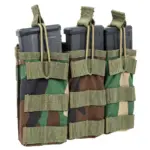 asgbox.pl - Potrójna ładownica typu Open na magazynki  M4/M16 Specna Arms Tactical Woodland
