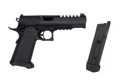 Replika pistoletu ICS Hi-Capa Challenger CO2 Czarna - obrazek 5