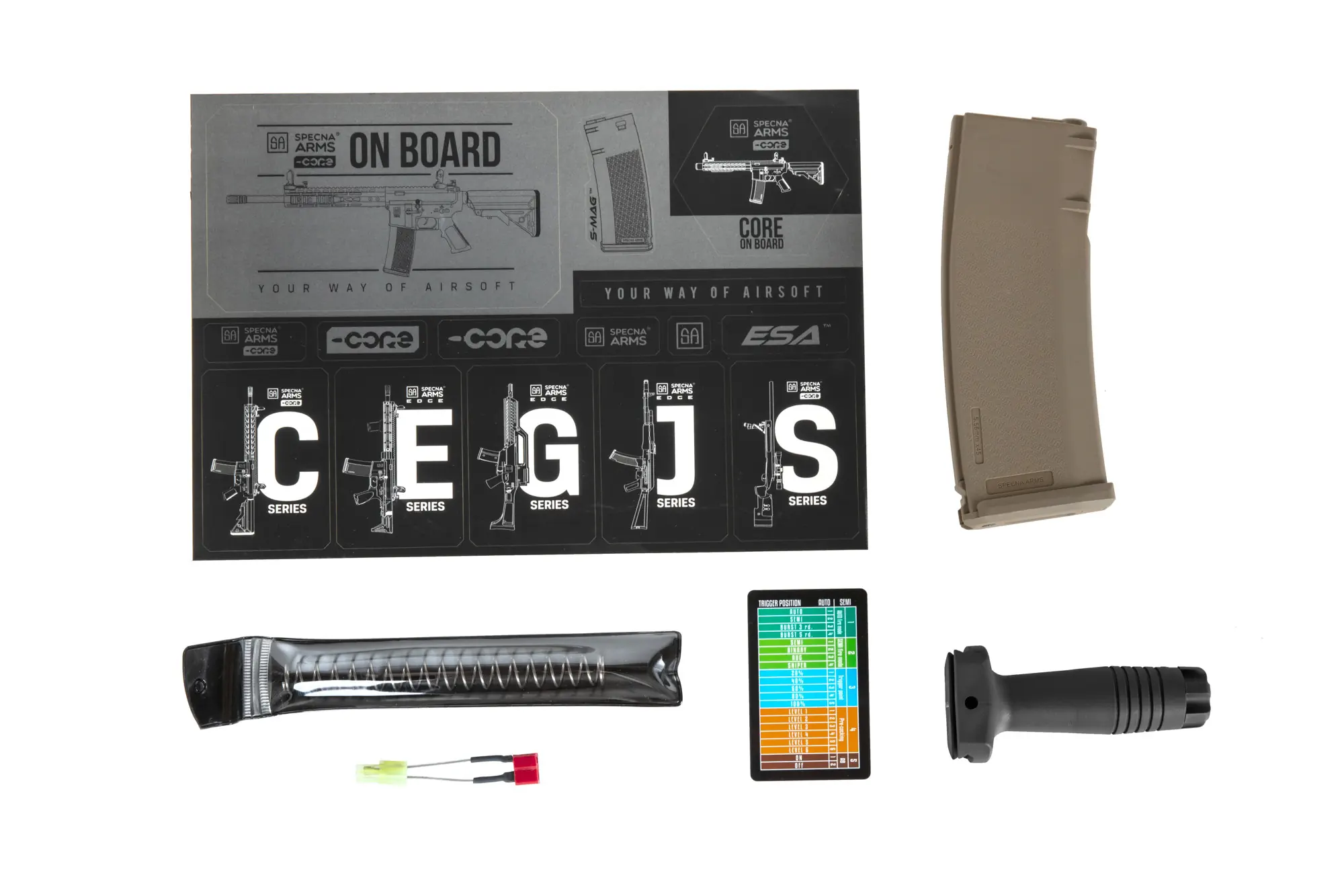 Karabinek ASG Specna Arms SA-C19 CORE™ Daniel Defense® HAL™ ETU Half-Tan OD-G-SPE-01-041704-00 asgbox.pl Karabinek ASG Specna Arms SA-C19 CORE™ Daniel Defense® HAL™ ETU Half-Tan - obrazek 5