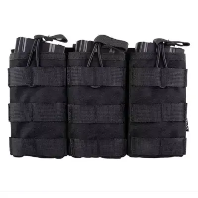 Potrójna ładownica Open I na magazynki AK/M4/G36 - czarna OD-G-PRI-19-017402-00 asgbox.pl