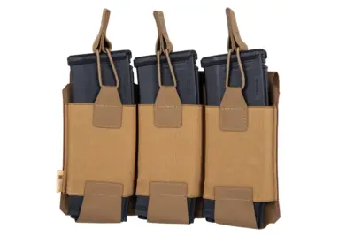 M-Tac Ładownica elastyczna na 3 magazynki Elite Laser Cut Coyote Brown - obrazek 3