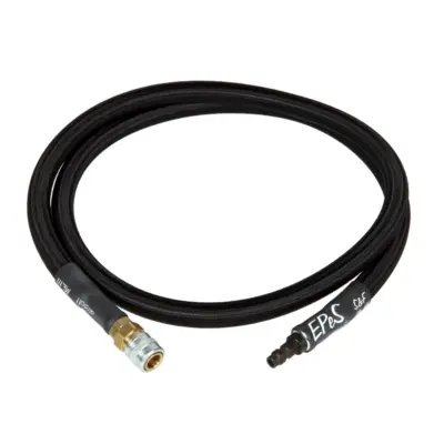 asgbox.pl - Wąż HPA S&F Mk.III z oplotem 115 cm - Czarny