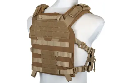 Kamizelka Taktyczna typu Plate Carrier Specna Arms Tactical QR IV Tan - obrazek 3