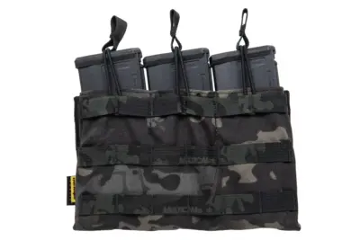 Potrójna ładownica typu Open na magazynki typu M4/M16 Emerson Gear MC Black - obrazek 2