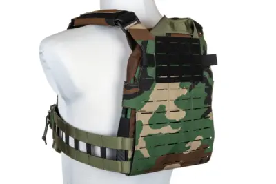 Kamizelka Taktyczna typu Plate Carrier Specna Arms Tactical QR III Woodland - obrazek 3