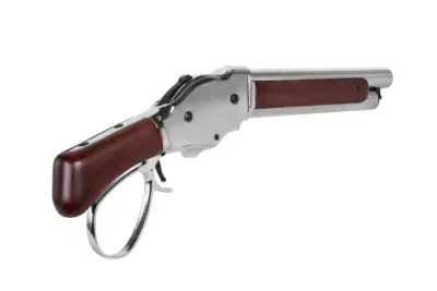 Replika strzelby Golden Eagle M1887 Compact Wild Lever Srebrny - obrazek 3
