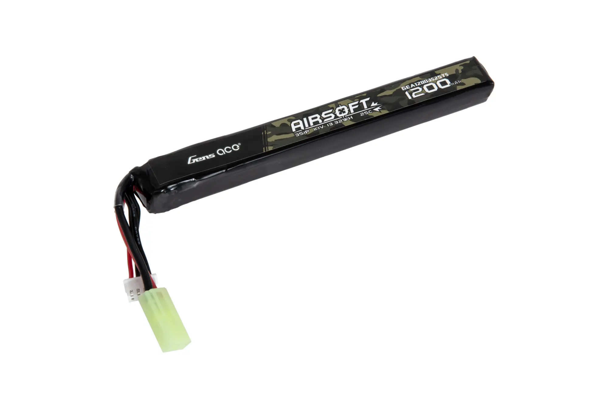 Akumulator Li-Po Gens ace 25C 1200mAh 3S1P 11.1V - Pod pokrywę AK GEN-06-037651-00 asgbox.pl asgbox.pl - Akumulator Li-Po Gens ace 25C 1200mAh 3S1P 11.1V - Pod pokrywę AK