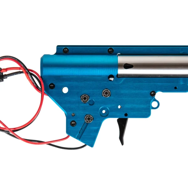 asgbox.pl - Kompletny Gearbox V2 Retro Arms z układem Leviathan V2 Optical Jefftron Blue Edition