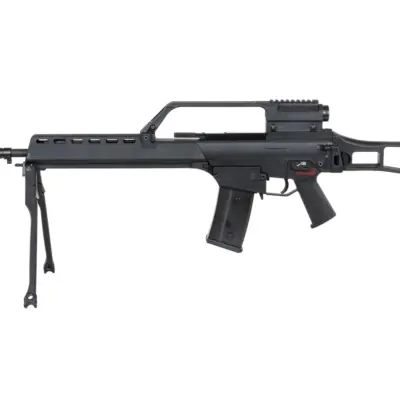 asgbox.pl - Karabinek ASG SRC DUAL POWER SR36K COB-301 z dwójnogiem i lunetą Czarny