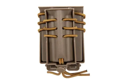 Ładownica na 2 magazynki M4/M16 i 9mm Wosport Urban Assault Quick Pull Tan - obrazek 3