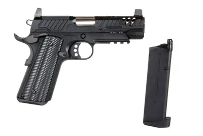 Pistolet ASG PTS ZEV ED-Brown 1911 (Standard Version) Czarny - obrazek 5