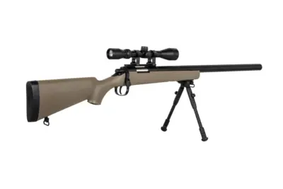 Replika karabinu snajperskiego Specna Arms SA-S12 EDGE™ z lunetą i dwójnogiem Tan - obrazek 2