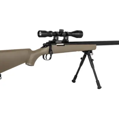 Alternative view of Replika karabinu snajperskiego Specna Arms SA-S12 EDGE™ z lunetą i dwójnogiem Tan