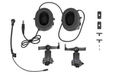 asgbox.pl - Taktyczny zestaw słuchawkowy Wosport C5 HD-24-A MC Black