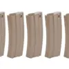 Zestaw 5 Magazynków Mid-Cap SRC do AR/M4 na 140 kulek Tan + speedloader OD-G-SRC-05-038500-00 asgbox.pl