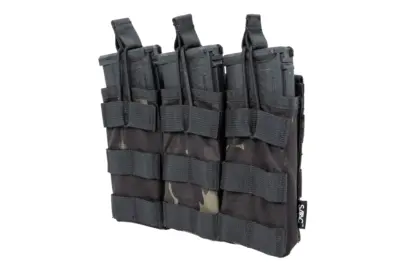 Potrójna ładownica typu Open na magazynki  M4/M16 Specna Arms Tactical MC Black - obrazek 3