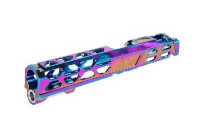 asgbox.pl - Aluminiowy zamek LA Capa Customs VOID do replik TM Hi-Capa 5.1 Tęczowy