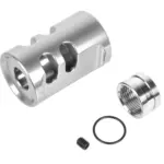 asgbox.pl - Kompensator typu A TTI Airsoft do replik AAP01 14 mm CCW Srebrny